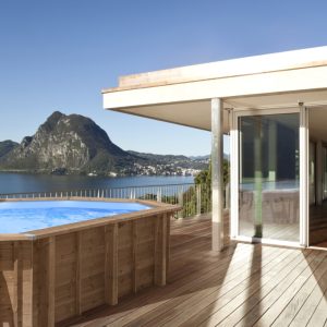 Drveni bazen Ocean Wave 727x396x138cm